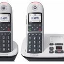 Motorola 107CD5012UK Big Button Twin Cordless Phone TAM White additional 1