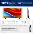 METZ 40MQH6800ZUK 40" HD Smart QLED TV with Freely Power by Tivo - Black additional 4