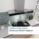 BOSCH DWB95CC30B Series 4 Wall-Mounted 90cm Cooker Hood - Stainless Steel additional 2