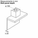 BOSCH DWB67DN60B Series 6 Wall-Mounted 60cm Cooker Hood Matte Black additional 13