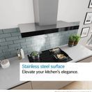 BOSCH DWB65CC30B Series 4 Wall-Mounted 60cm Cooker Hood - Stainless Steel additional 2