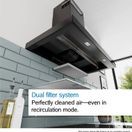 BOSCH DWB65CC60B Series 4 Wall-Mounted 60cm Cooker Hood Matte Black additional 3
