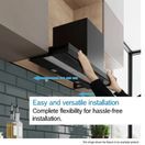 BOSCH DBB83BC60B Series 2 Integrated Design 80cm Hood Matt Black additional 3