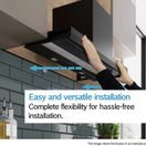 BOSCH DBB85CC60B Series 4 Integrated Design 80cm Hood Matte Black additional 3