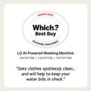 LG F4X7011TBB 11kg 1400 Spin Direct Drive Washing Machine - Black additional 4