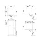 SMEG FAB28RCR6UK 60.1cm Fridge with Freezer Compartment - Cream additional 24