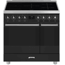 SMEG C92IPMB2 90cm Electric Rangecooker with Double Oven and Induction Hob - Matte Black additional 1