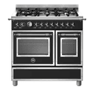 Bertazzoni Heritage 90cm Range Cooker Twin Oven Dual Fuel Black HER96L2ENET additional 1