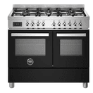 Bertazzoni Professional 100cm Range Cooker Twin Oven Dual Fuel Black PRO106L2ENET additional 1