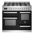 Bertazzoni Professional 100cm Range Cooker XG Oven Dual Fuel Black PRO106L3ENET additional 1