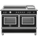 Bertazzoni Heritage 120cm Range Cooker Twin Oven with Griddle Induction Matt Black HER125I2ENET additional 1