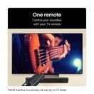 LG SQM1.AGBRLLK 40W 2.0 Channel Soundbar Speaker - Black additional 6