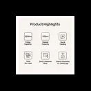 LG GBBSJ10EEP FS 60/40 Split No Frost Fridge Freezer - Black Steel additional 17