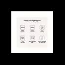 LG GBBSJ10EEP FS 60/40 Split No Frost Fridge Freezer - Black Steel additional 16