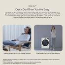 LG FDV709GN Series 4 ThinQ 9kg Heat Pump Tumble Dryer Slate Grey additional 4