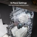 HISENSE HS642D90WUK Freestanding 14 Place Setting Dishwasher - White additional 2