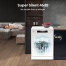 HISENSE HS642D90WUK Freestanding 14 Place Setting Dishwasher - White additional 6
