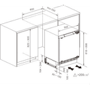 HISENSE FUV124D4AWE Integrated Under Counter Freezer - Fixed Door additional 6