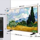 TCL 43A400 PRO-UK 43" 4K Ultra HD QD-Mini LED AI Art TV - Black additional 2