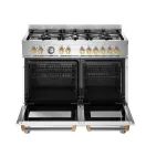 Bertazzoni Master 100cm Range Cooker Twin Oven Dual Fuel White/Gold MAS106L2EBGC additional 3