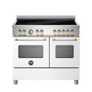Bertazzoni Master 100cm Range Cooker Twin Oven Induction White with Gold MAS105I2EBGC2 additional 1