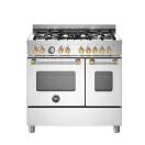 Bertazzoni Master 90cm Range Cooker Twin Oven Dual Fuel Stainless MAS95C2EXGC additional 1