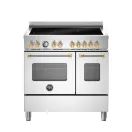 Bertazzoni Master 90cm Range Cooker Twin Oven Induction Stainless Steel/Gold MAS95I2EXGC2 additional 1
