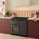 RANGEMASTER AURA90DFPWHT/YX1 Aura 90cm Dual Fuel Range Cooker White with Onyx Trim additional 17