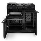 RANGEMASTER AURA90DFPCBL/YX1 Aura 90cm Dual Fuel Range Cooker Charcoal Black with Onyx Trim additional 2