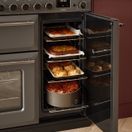 RANGEMASTER AURA90DFPCBL/YX1 Aura 90cm Dual Fuel Range Cooker Charcoal Black with Onyx Trim additional 11
