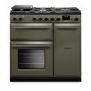 RANGEMASTER AURA90DFPRBD/YX1 Aura 90cm Dual Fuel Range Cooker River Bed with Onyx Trim additional 1