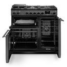 RANGEMASTER AURA90DFPSLT/YX1 Aura 90cm Dual Fuel Range Cooker Slate with Onyx Trim additional 2