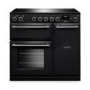 RANGEMASTER AURA90EIPCBL/BN1 Aura 90cm Induction Range Cooker Charcoal Black with Brushed Nickel Trim additional 1