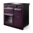 RANGEMASTER AURA90EIPPLM/BN1 Aura 90cm Induction Range Cooker Plum with Brushed Nickel Trim additional 2