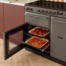 RANGEMASTER AURA90EIPSLT/BN1 Aura 90cm Induction Range Cooker Slate with Brushed Nickel Trim additional 7