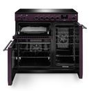 RANGEMASTER AURA90EIPPLM/YX1 Aura 90cm Induction Range Cooker Plum with Onyx Trim additional 2