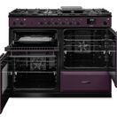 RANGEMASTER AURAO110DFPPLM/YX1 Aura 110 Dual Fuel Plum with Onyx Trim additional 2