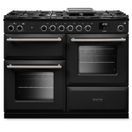 RANGEMASTER AURAO110DFPCBL/BN1 Aura 110 Dual Fuel Charcoal Black with Brushed Nickel Trim additional 1