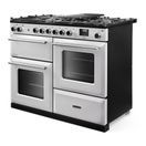 RANGEMASTER AURAO110DFPWHT/BN1 Aura 110 Dual Fuel White with Brushed Nickel Trim additional 2