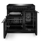 RANGEMASTER AURA90EIPCBL/YX1 Aura 90 Induction Range Cooker Charcoal Black with Onyx Trim additional 2