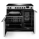 RANGEMASTER AURA90EIPWHT/YX1 Aura 90 Induction Range Cooker White with Onyx Trim additional 2