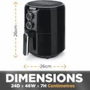 Status OKLAHOMA1PKB 4.0L 1300W Manual Air Fryer Black additional 4