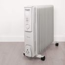 BENROSS 46760 2.5Kw 11 Fin Oil Filled Radiator White additional 2
