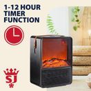 Spear and Jackson 44139 1800W Electric Ceramic Flame Effect Fire Black additional 3
