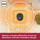Black and Decker BXSH37034GB 1.8 kW Ceramic Desk Heater Grey additional 3