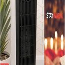 Stay Warm F2252WH 2000W Ceramic Tower Heater with Remote White and Black additional 2