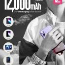 Juice Integrated 3 Charge Power Bank – 12,000mAh Black additional 6