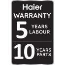 HAIER HWD90-BP14357TUU Freestanding 9kg+5kg 1400 Spin Washer Dryer White additional 15