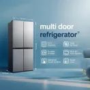 FRIDGEMASTER MQ79395ES 79.4cm 65/35 Total No Frost American Fridge Freezer - Silver additional 14