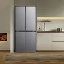 FRIDGEMASTER MQ79395ES 79.4cm 65/35 Total No Frost American Fridge Freezer - Silver additional 15